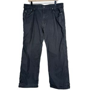 PrAna Organic Cotton Blend Bronson Pants Utility Cargo Work Pants Gray 38x30